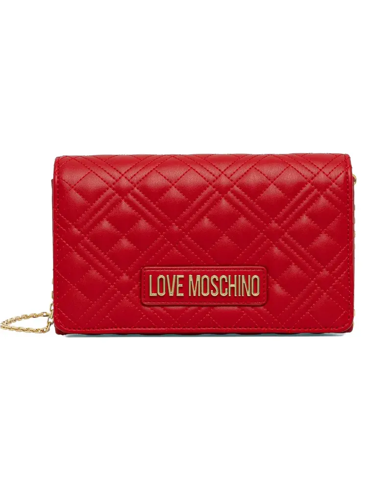 Moschino Smart Daily quilted-design cross-body bag - Rot Rot