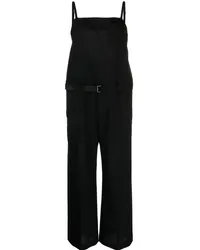 Sacai Jumpsuit aus Wollgemisch Schwarz