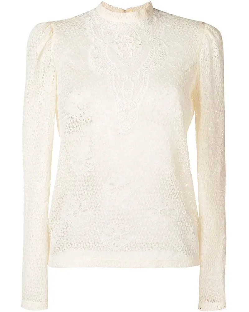 Philosophy Di Lorenzo Serafini Bluse mit Spitze - Nude Nude