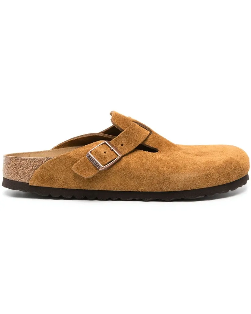 Birkenstock Boston Wildleder-Mules - Braun Braun