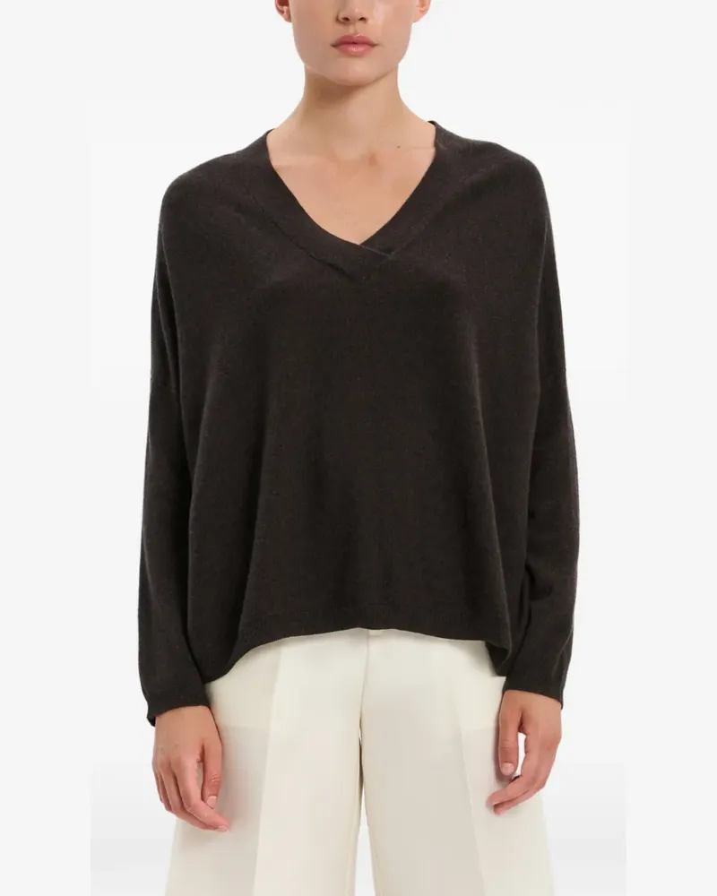 arch4 V-neck sweater - Braun Braun