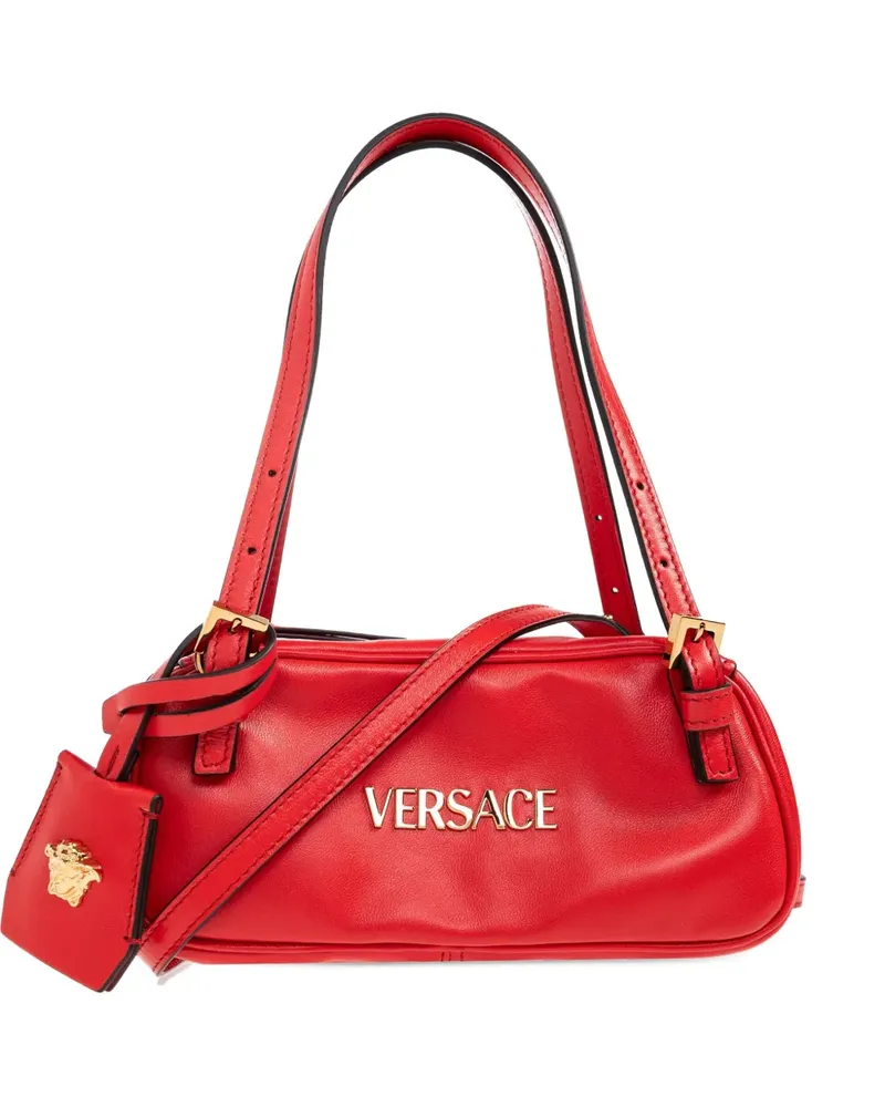 Versace Mini Tag Bowling Schultertasche - Rot Rot