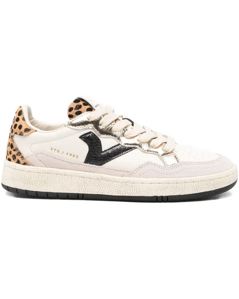 Victoria Smash Animal Pop Sneakers - Nude Nude