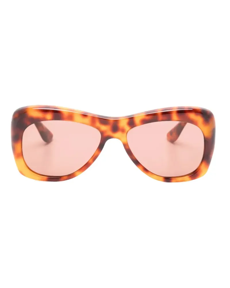 Port Tanger Geometrische Sonnenbrille - Braun Braun
