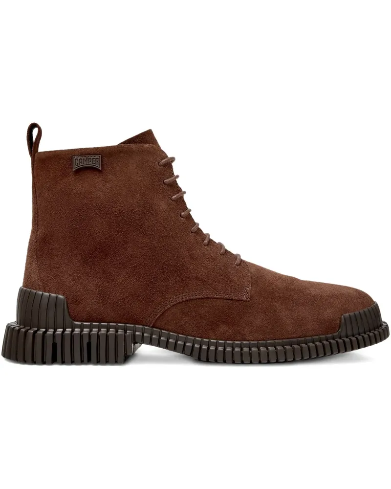 Camper laces zip-up ankle boots - Braun Braun
