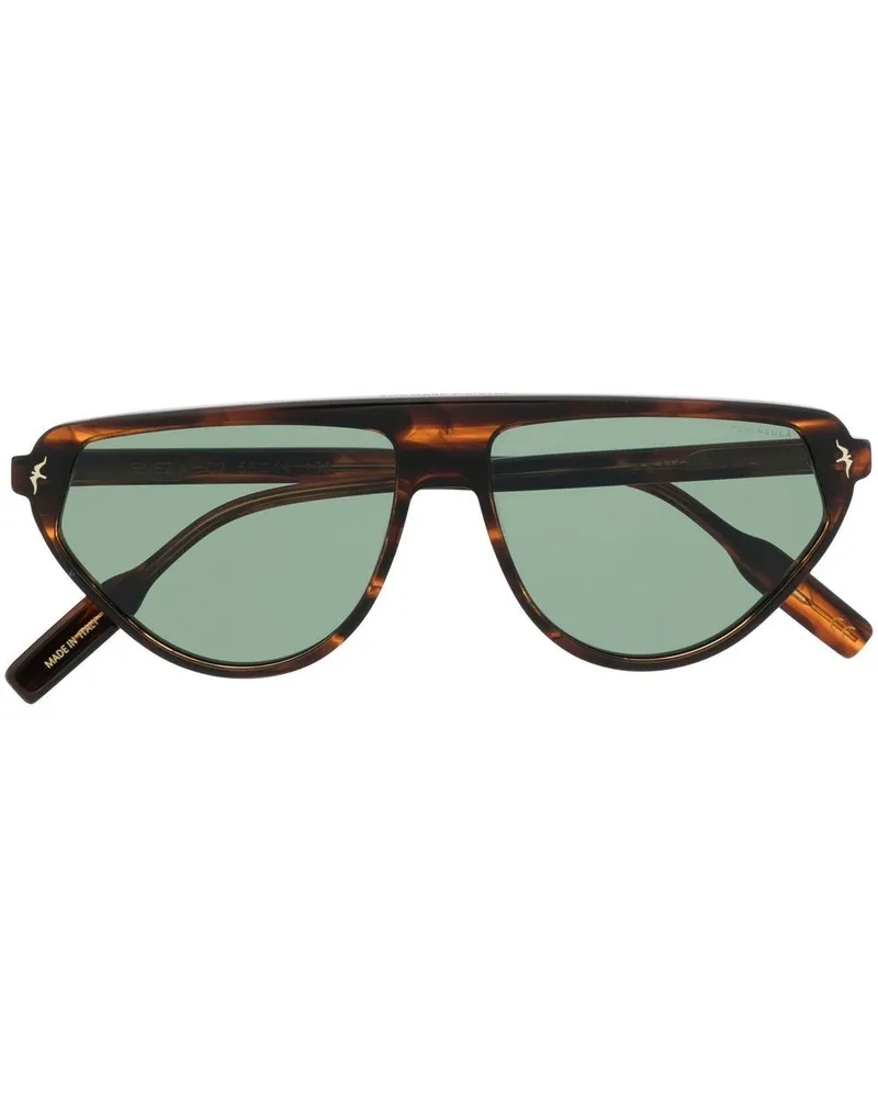 PENINSULA Venice Sonnenbrille im Oversized-Look Braun