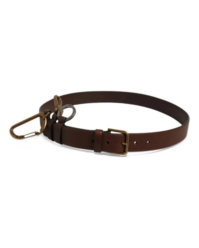 Dolce & Gabbana Carabine leather belt - Braun Braun
