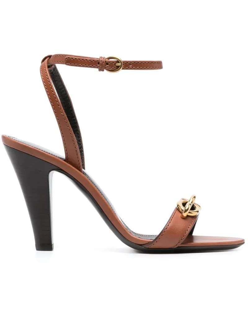 Saint Laurent Le Maillon Sandalen - Braun Braun