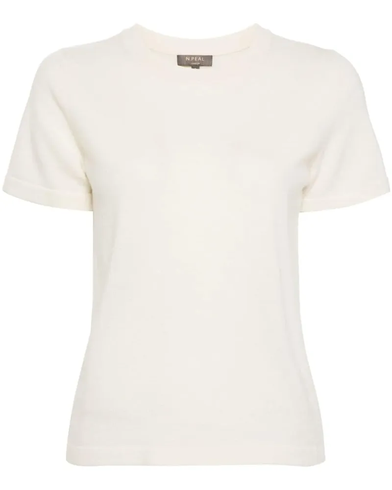 N.Peal T-Shirt aus Kaschmir - Nude Nude