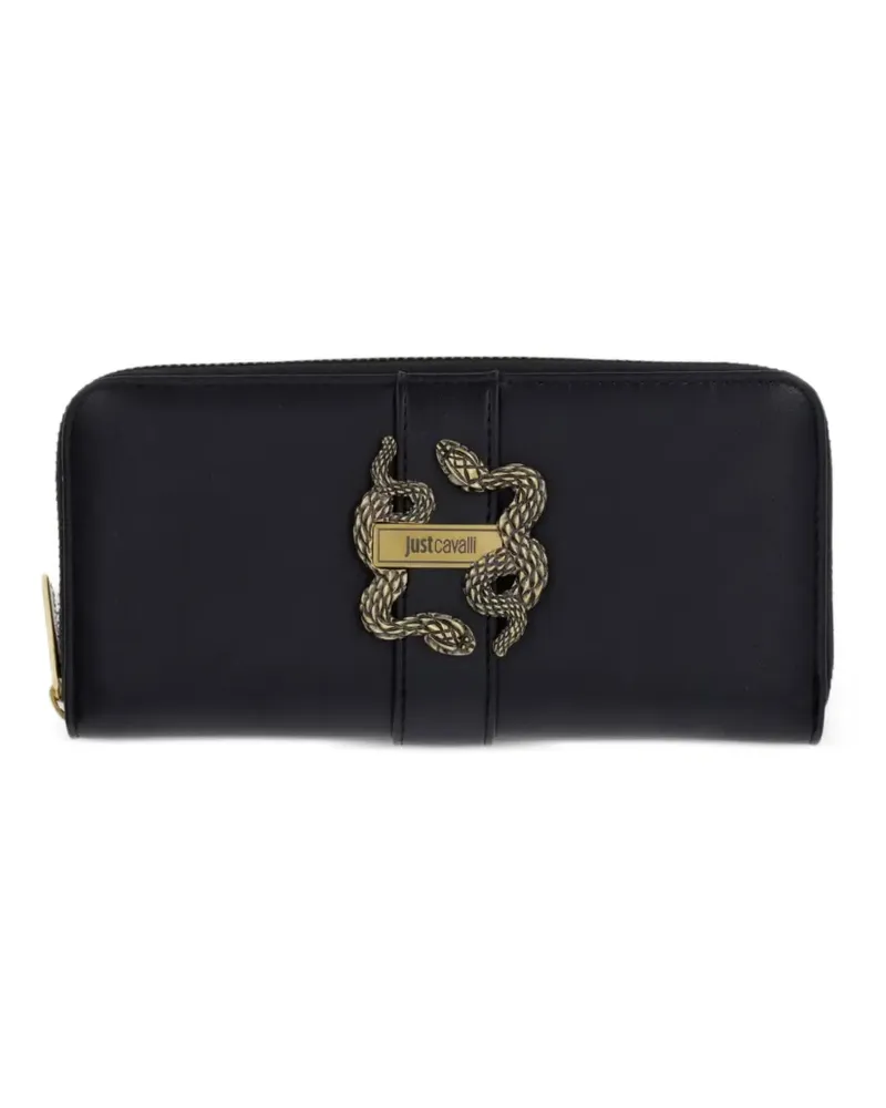 Just Cavalli Iconic Snakes Portemonnaie - Schwarz Schwarz
