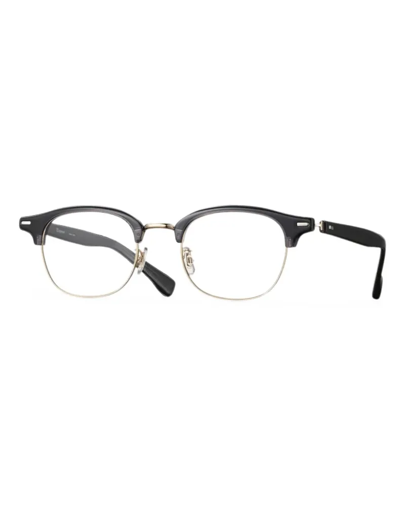 EYEVAN 7285 C3 browline-frame glasses - Schwarz Schwarz