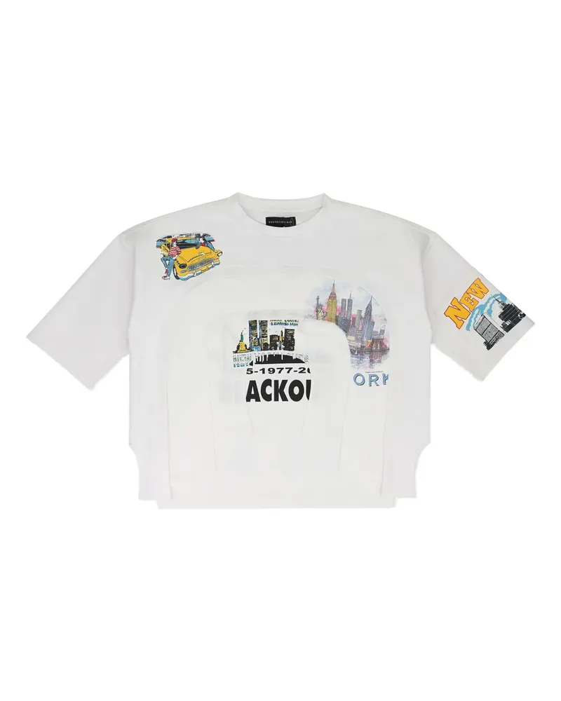 WHO DECIDES WAR T-Shirt mit grafischem Print - Weiß Weiß