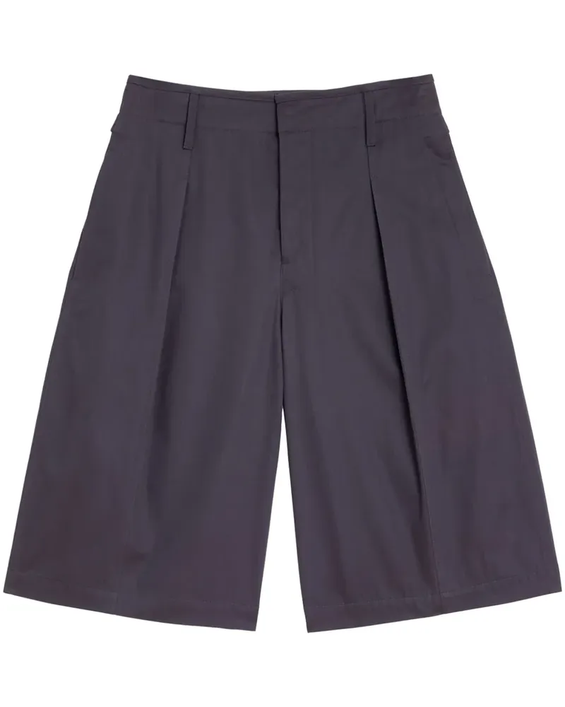 Christophe Lemaire Bermudas mit Falten - Blau Blau