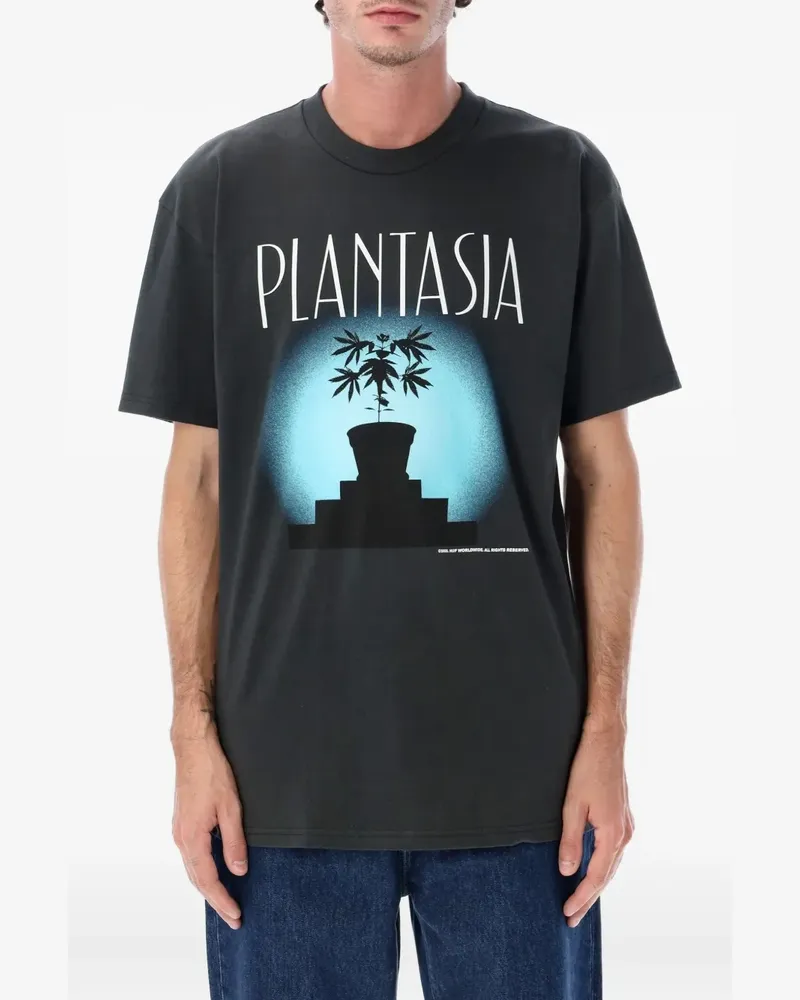 HUF Plantasia T-Shirt - Schwarz Schwarz