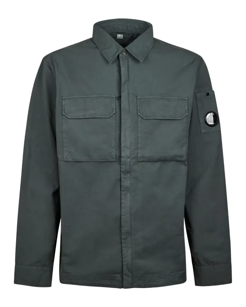 C.P. Company Hemdjacke mit Brusttaschen - Grau Grau