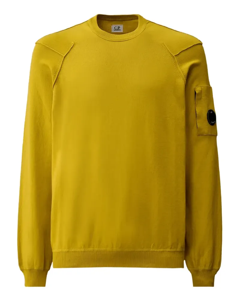 C.P. Company cotton Sea Island crewneck Lens-knit - Gelb Gelb