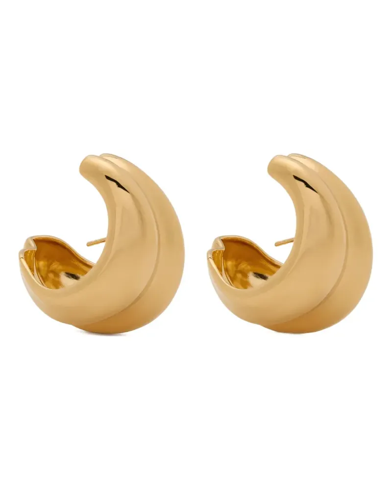 Nina Ricci sculptural earrings - Gold Gold