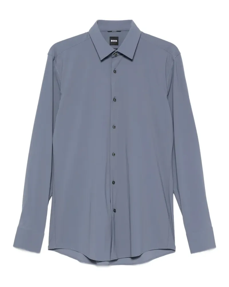 HUGO BOSS Langärmeliges Hemd - Blau Blau