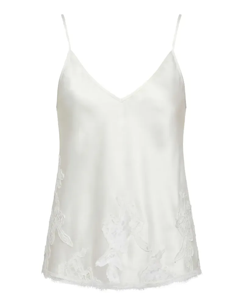 ALMAZ PillowTalk lace-appliqué top - Weiß Weiß