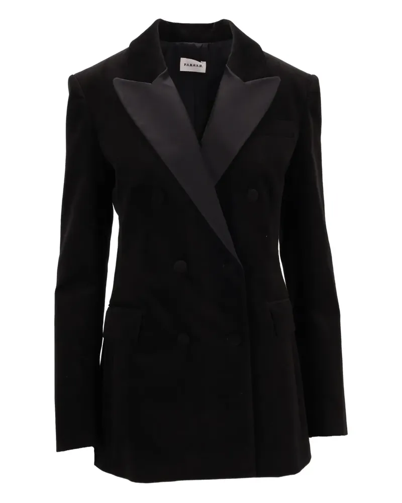 P.A.R.O.S.H. double-breasted blazer - Schwarz Schwarz