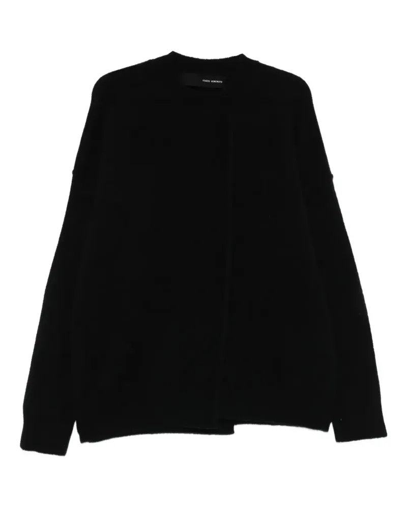Isabel Benenato Asymmetrischer Pullover - Schwarz Schwarz