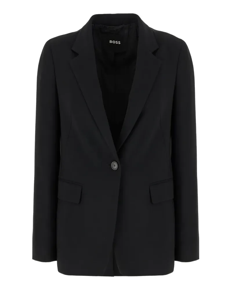 HUGO BOSS single-breasted blazer - Schwarz Schwarz
