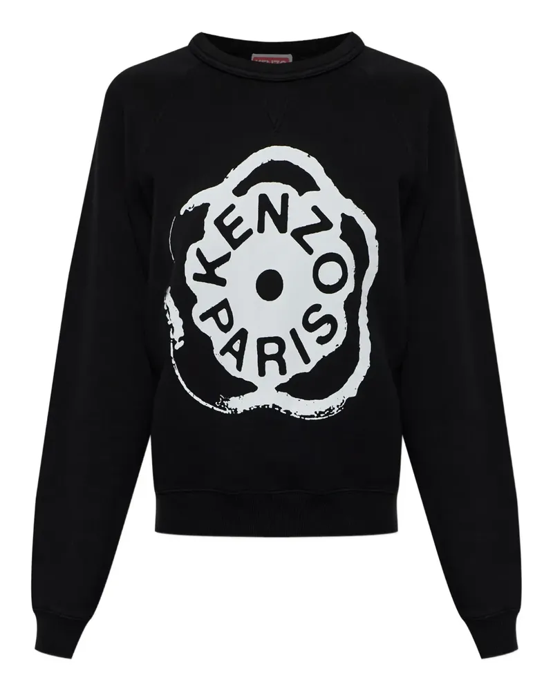 Kenzo logo print sweater - Schwarz Schwarz