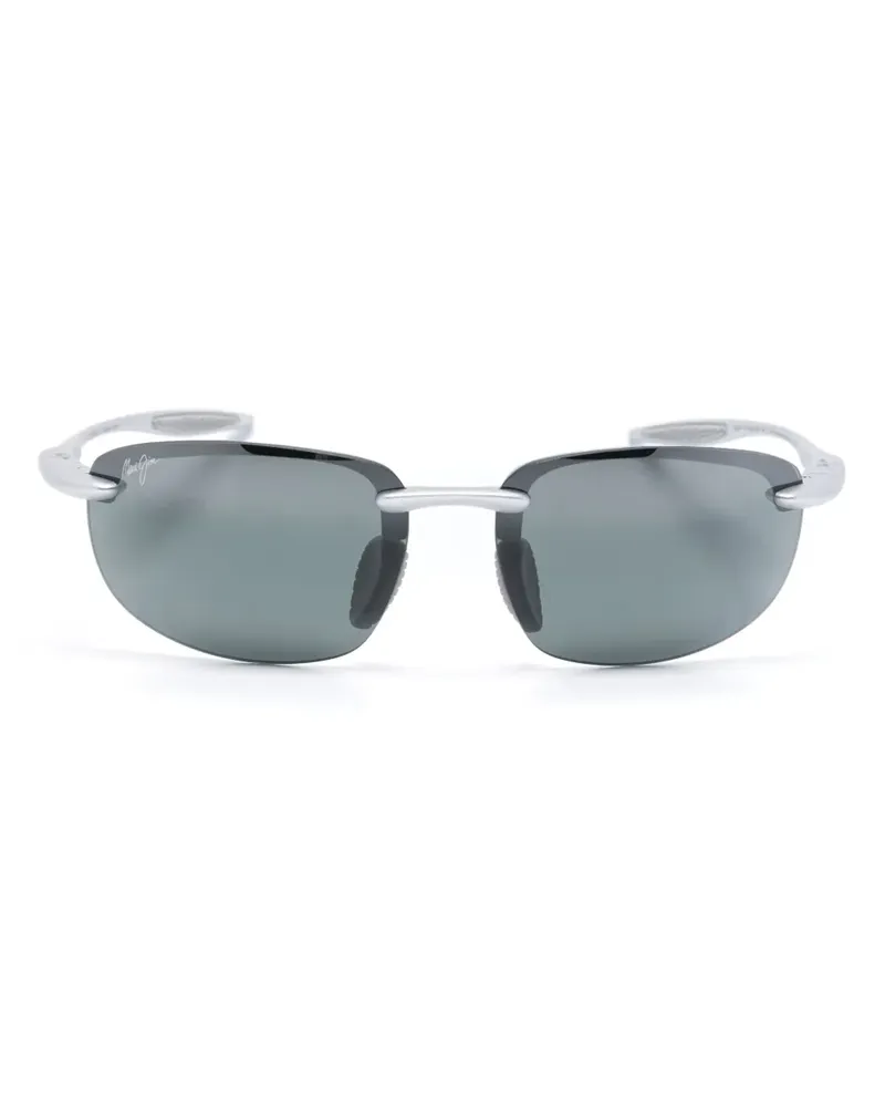 Maui Jim Sonnenbrille mit eckigem Gestell - Grau Grau