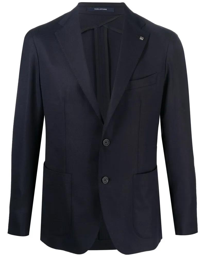 Tagliatore Einreihiges Sakko - Blau Blau