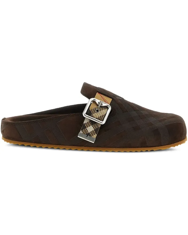 Burberry Mules mit Schnallendetail - Braun Braun