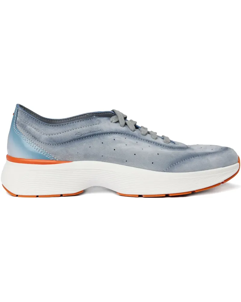 Santoni Perforierte Bounce Sneakers - Blau Blau
