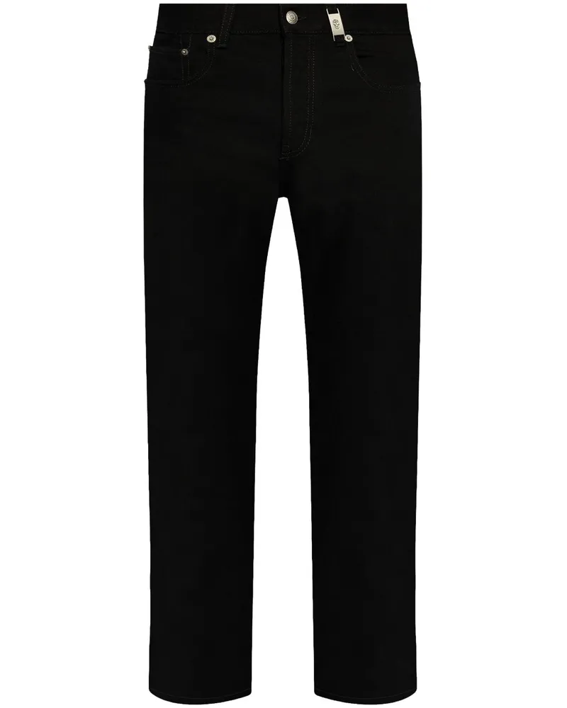 Alexander McQueen Jeans mit geradem Bein - Schwarz Schwarz