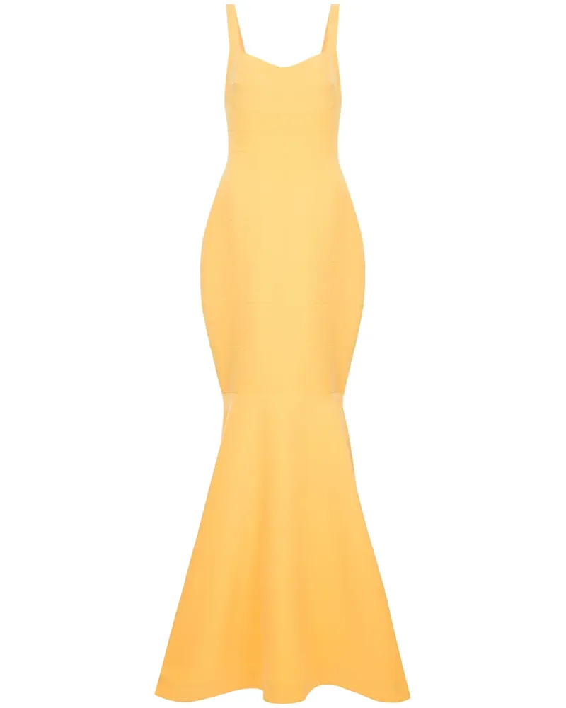 Rachel Gilbert Belina' Abendkleid - Gelb Gelb