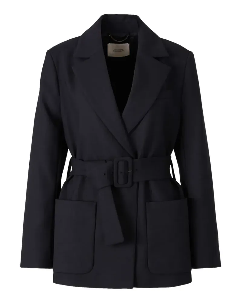 Dorothee Schumacher Refreshing Ambition Jacke mit fallendem Revers - Blau Blau