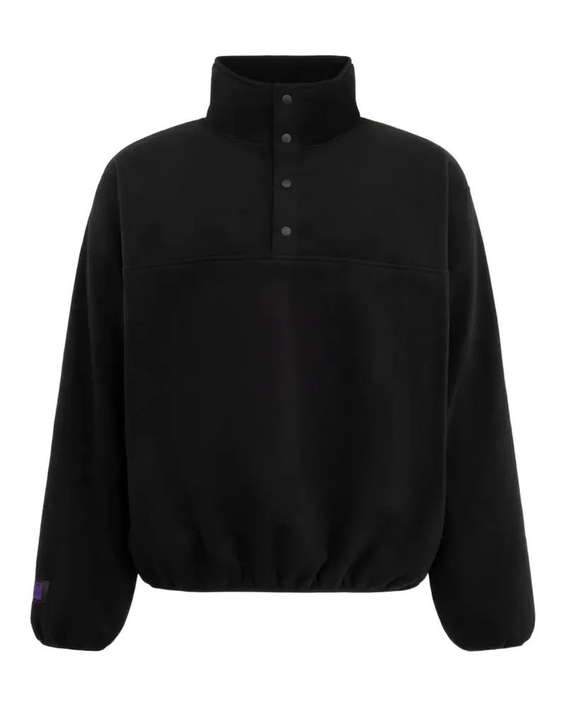 NEEDLES fleece snap-button sweatshirt - Schwarz Schwarz