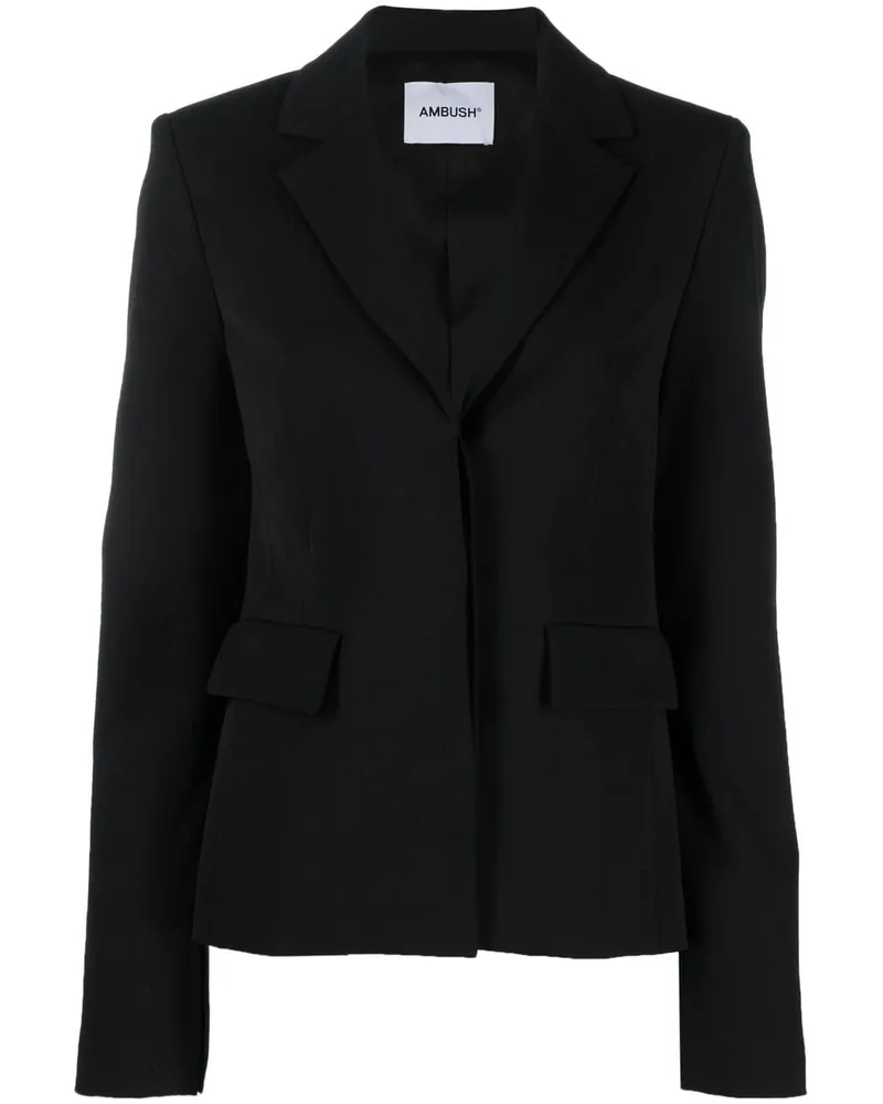 AMBUSH Einreihiger Blazer Schwarz