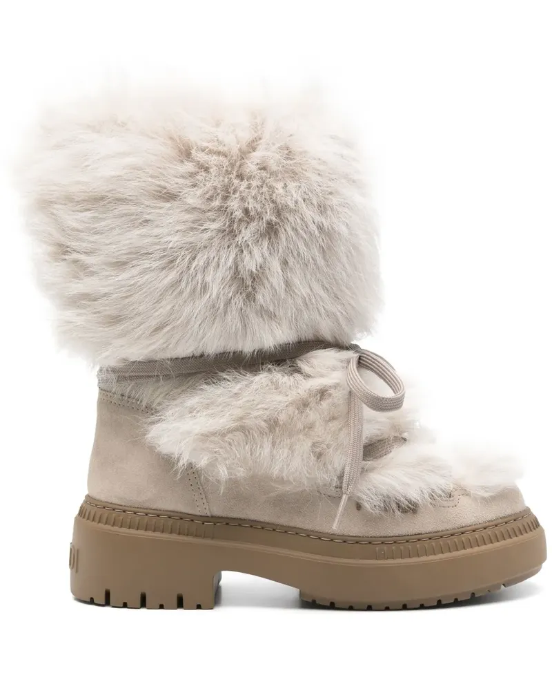 Fendi Après Chic Stiefel - Nude Nude