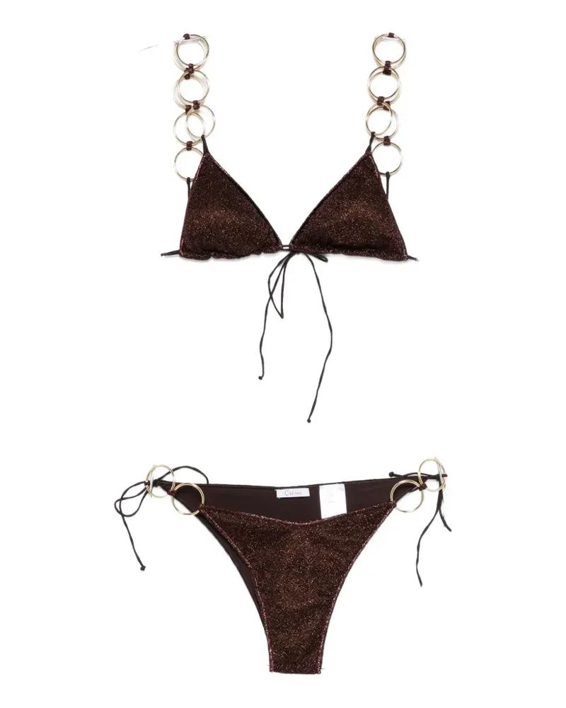 Oséree Lumiere embellished bikini - Braun Braun