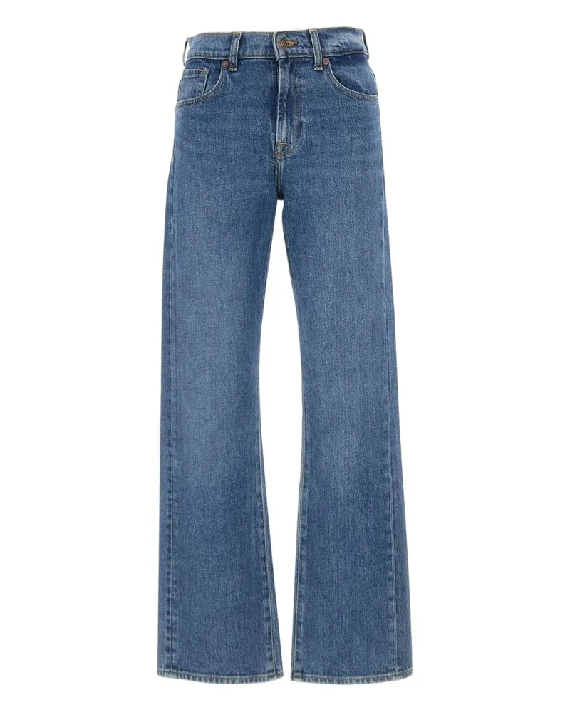 7 for all mankind Jeans mit hohem Bund - Blau Blau