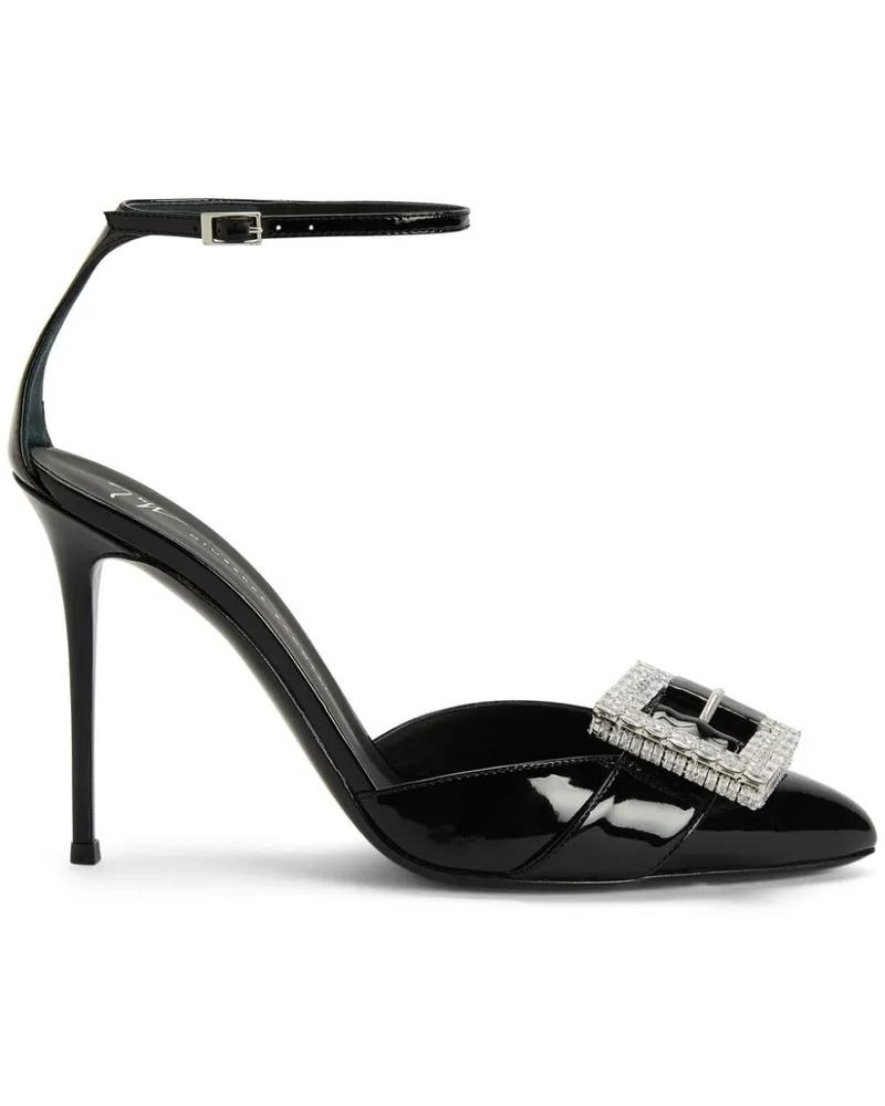 Giuseppe Zanotti Miss Buckle Pumps 105mm - Schwarz Schwarz