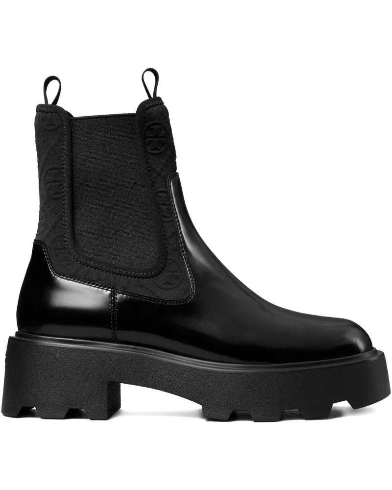 Tory Burch Chelsea-Boots mit T-Monogramm 65mm - Schwarz Schwarz