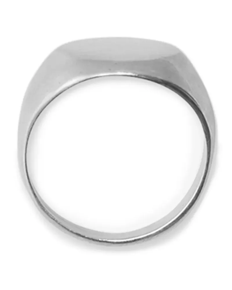 Jil Sander Classic Chevalier Ring - Silber Silber