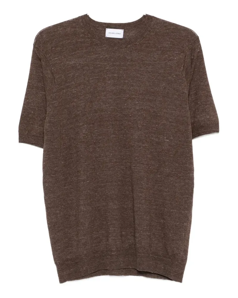 Scaglione short-sleeve T-shirt - Braun Braun