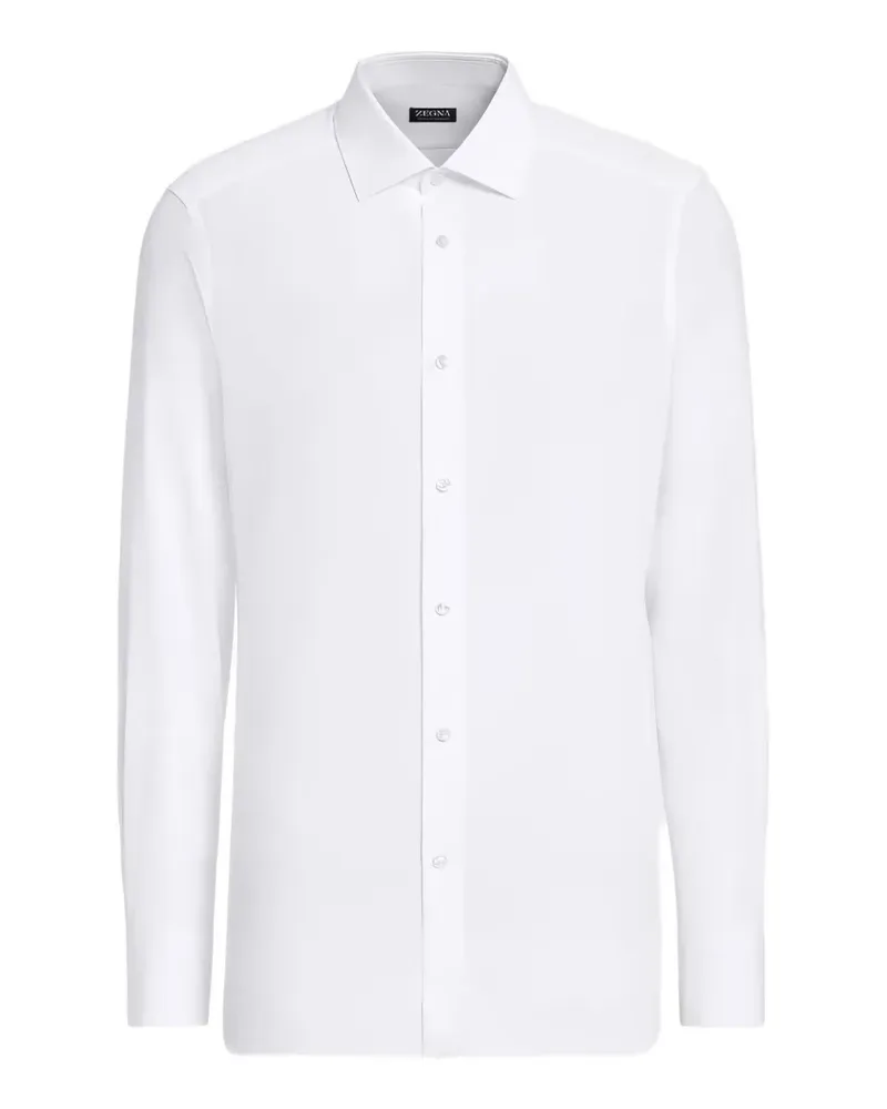 Ermenegildo Zegna Klassisches Hemd - Weiß Weiß
