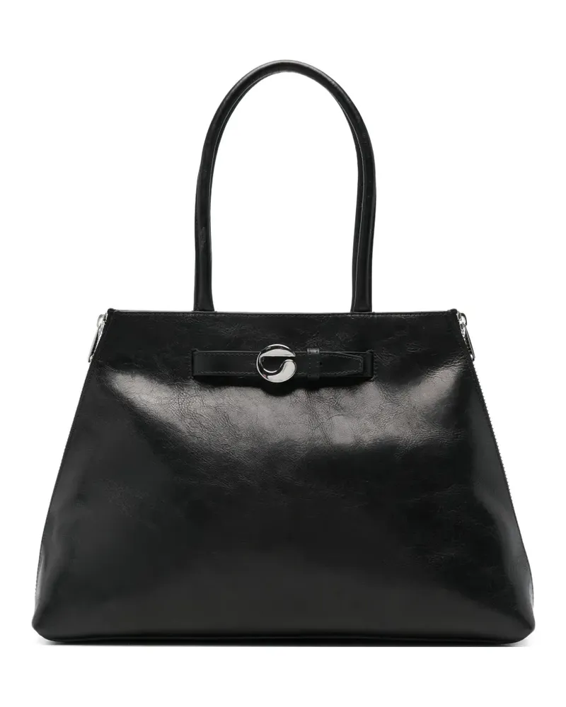 COPERNI Schultertasche mit Schnallenverschluss - Schwarz Schwarz