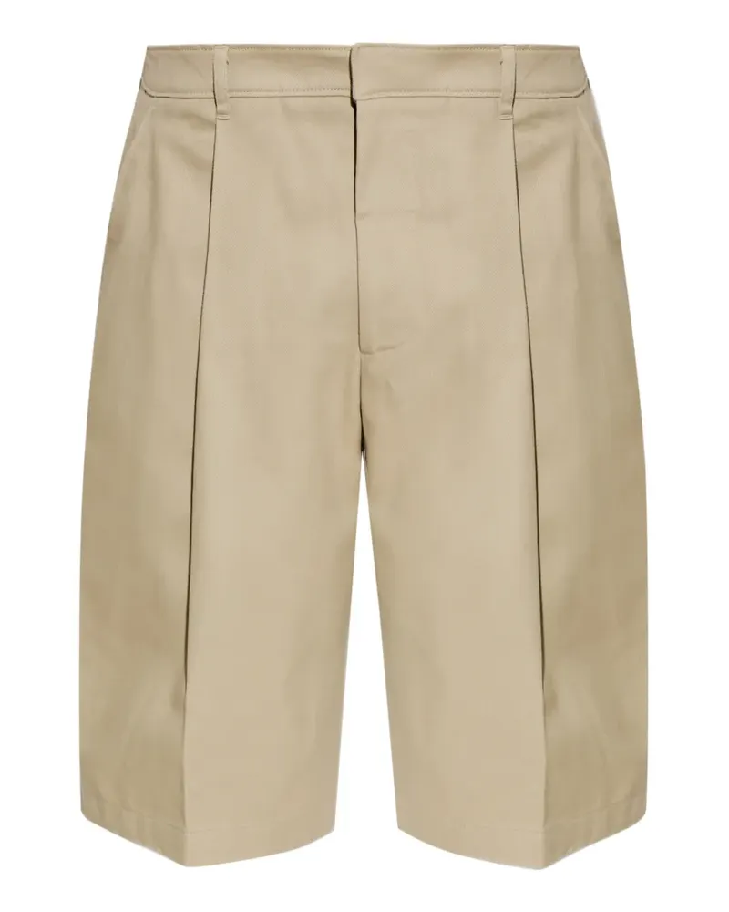 AllSaints Knielange Plissee-Shorts - Nude Nude
