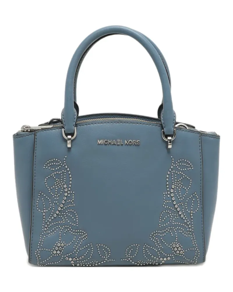 Michael Kors Ellis Tote Bag mit Nieten - Blau Blau