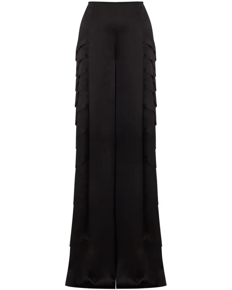 Alberta Ferretti Hose im Layering-Look - Schwarz Schwarz