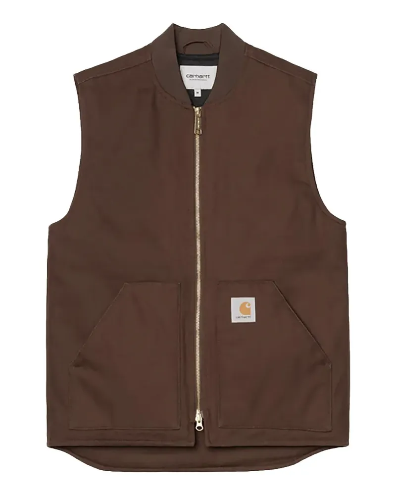 Carhartt WIP zip classic vest - Braun Braun