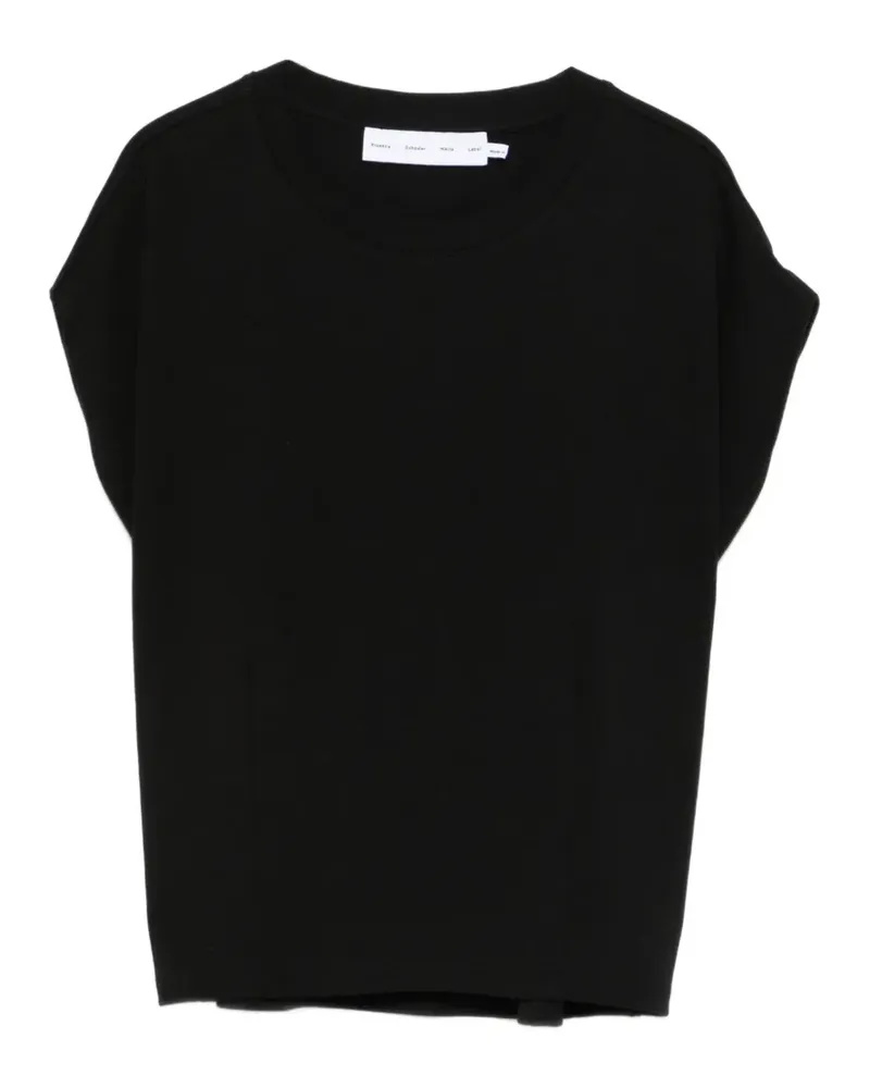 Proenza Schouler Reeva T-Shirt - Schwarz Schwarz